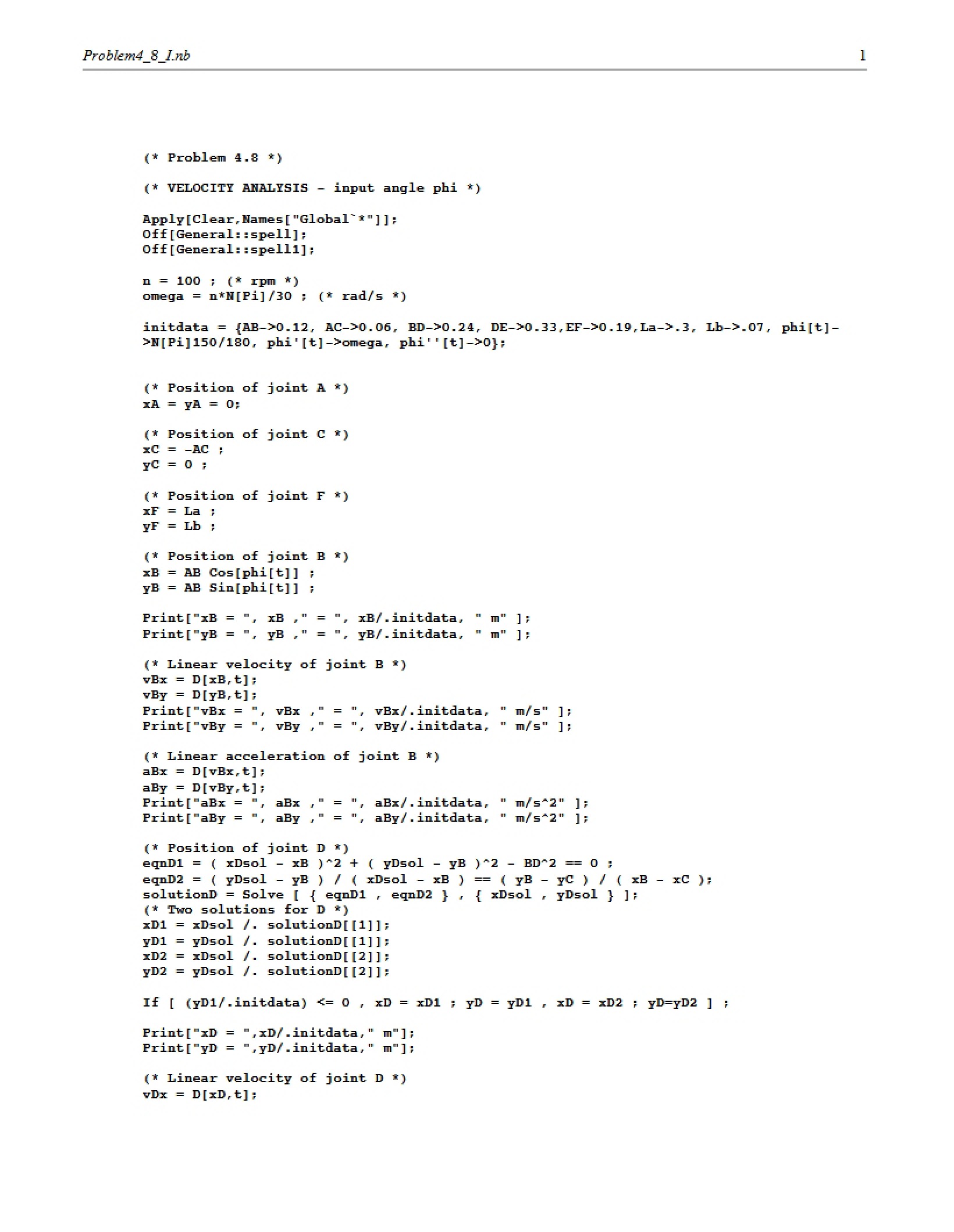 Problem 4.8 Part I (Notebook)