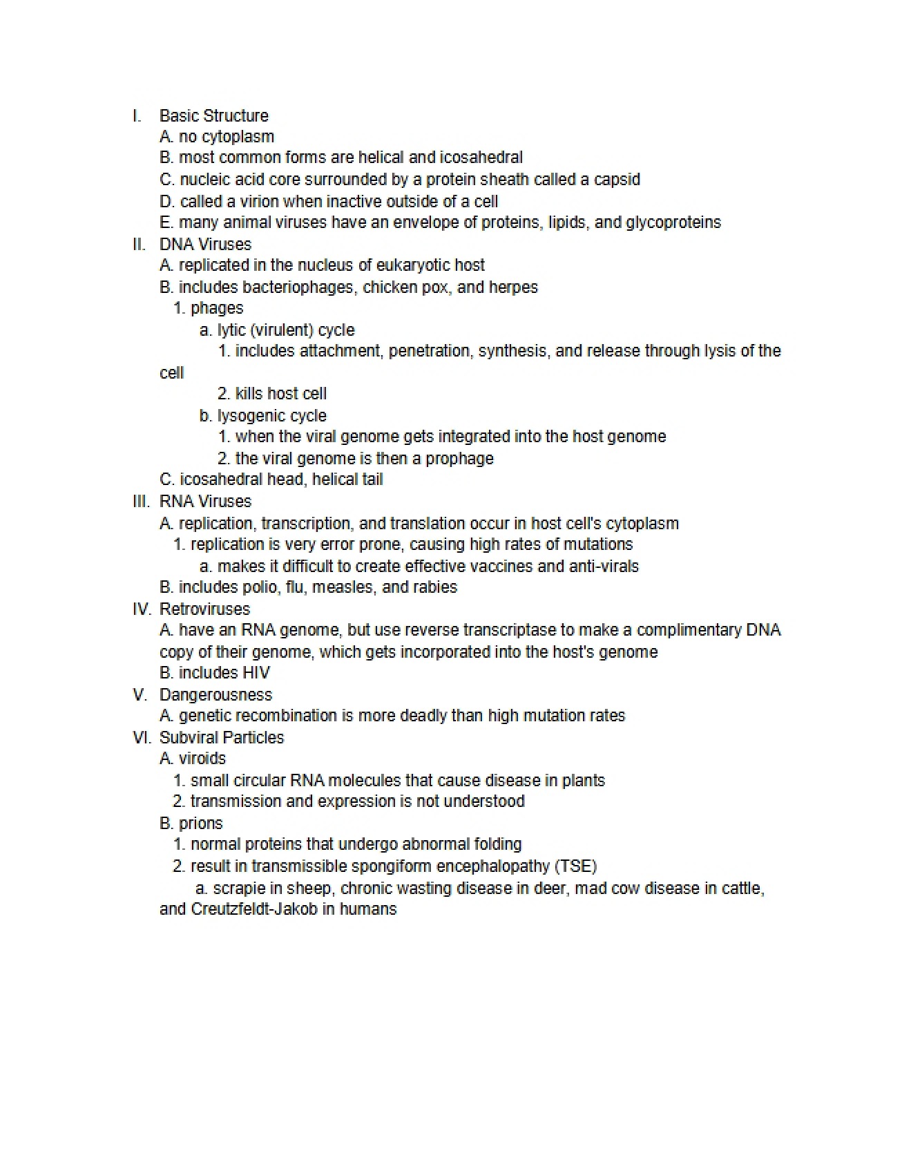 Biology 155 Notes