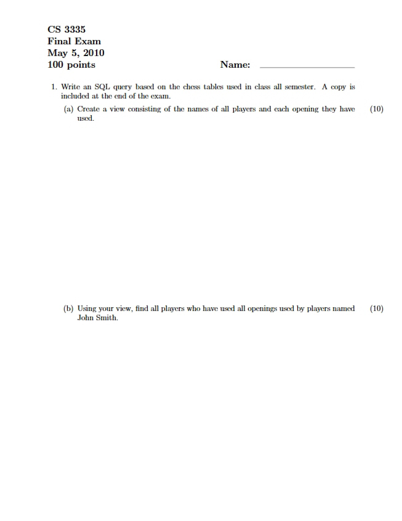 Final Database Project