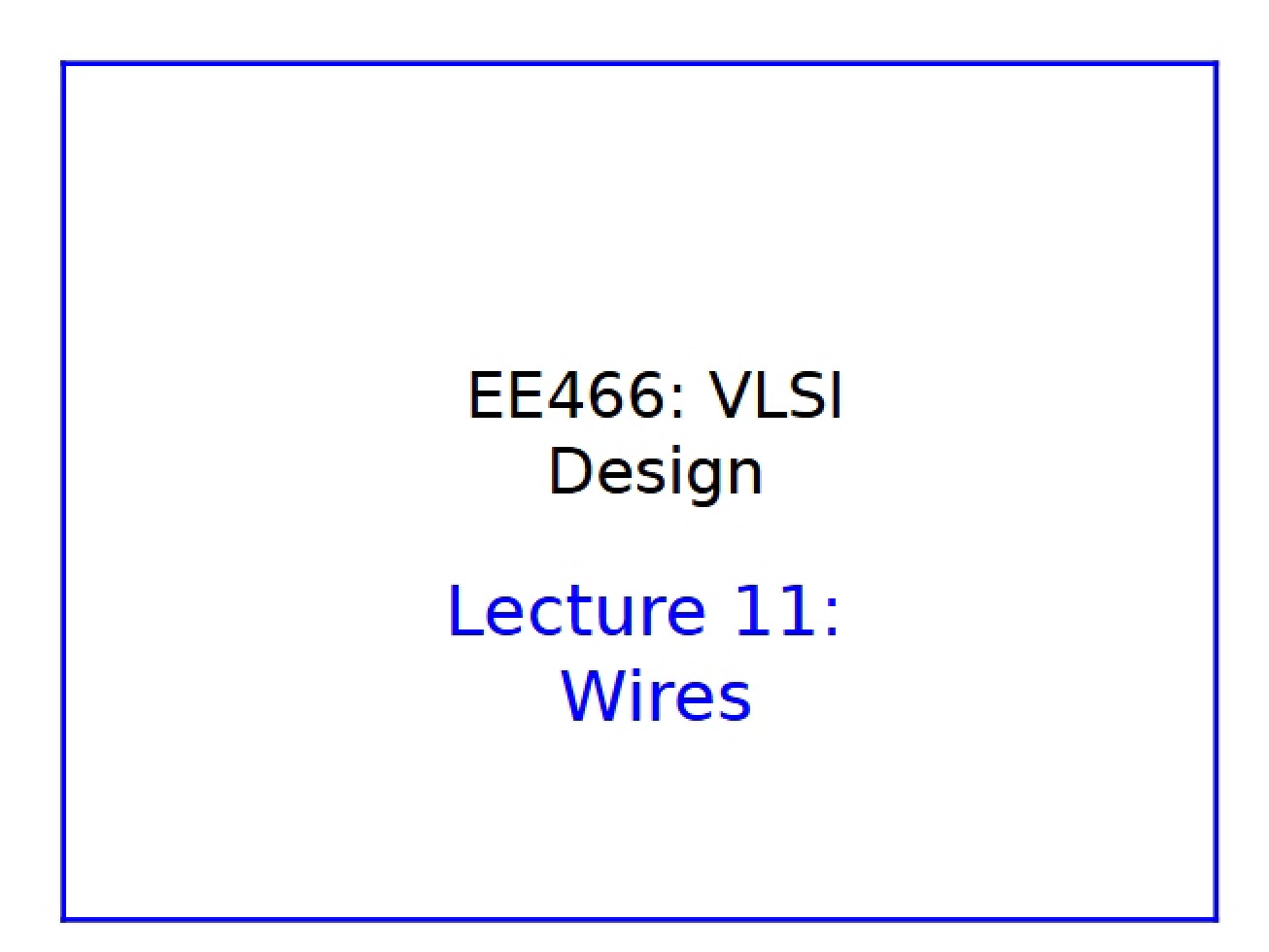 VLSI Lecture Notes