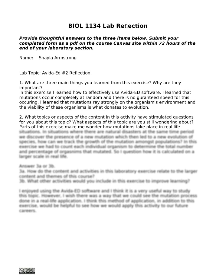 Reflection for Avida-Ed 2