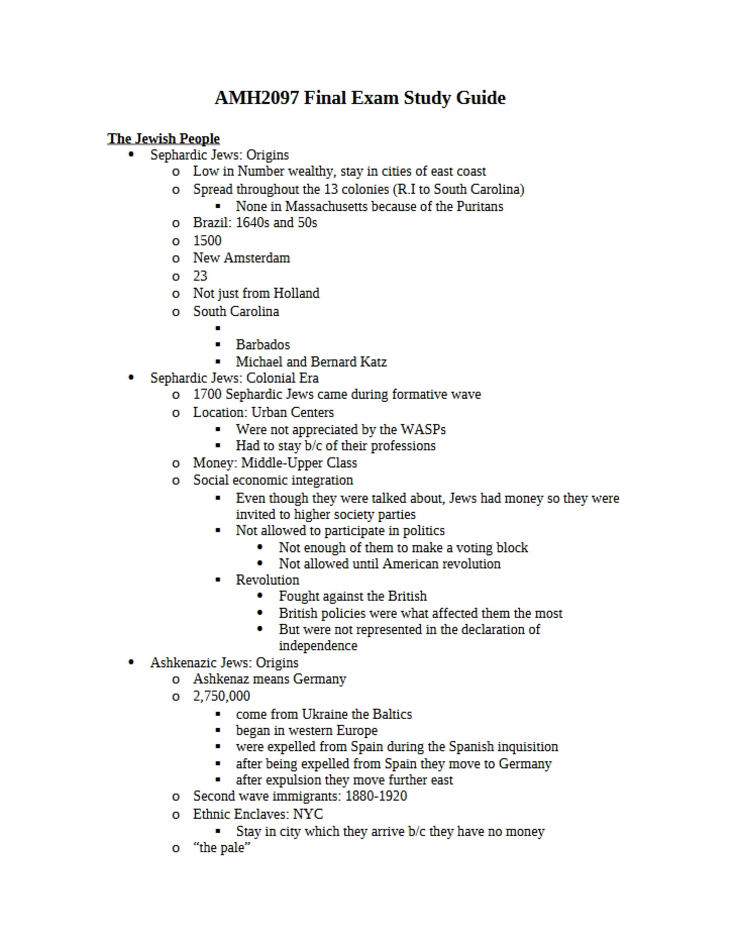 Complete Exit Exam