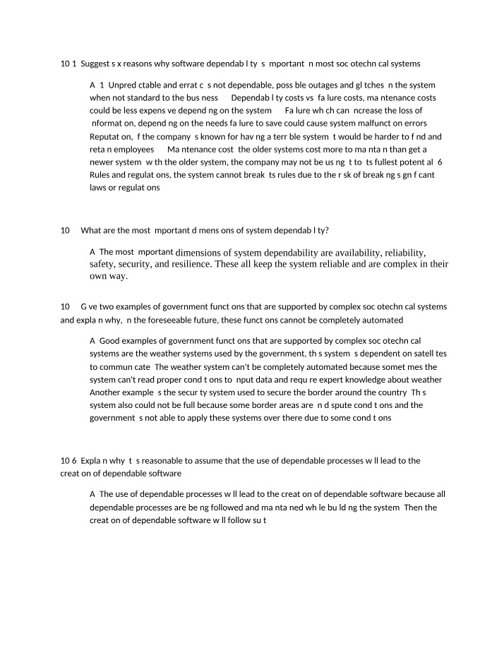 Software Dependability in Sociotechnical Systems