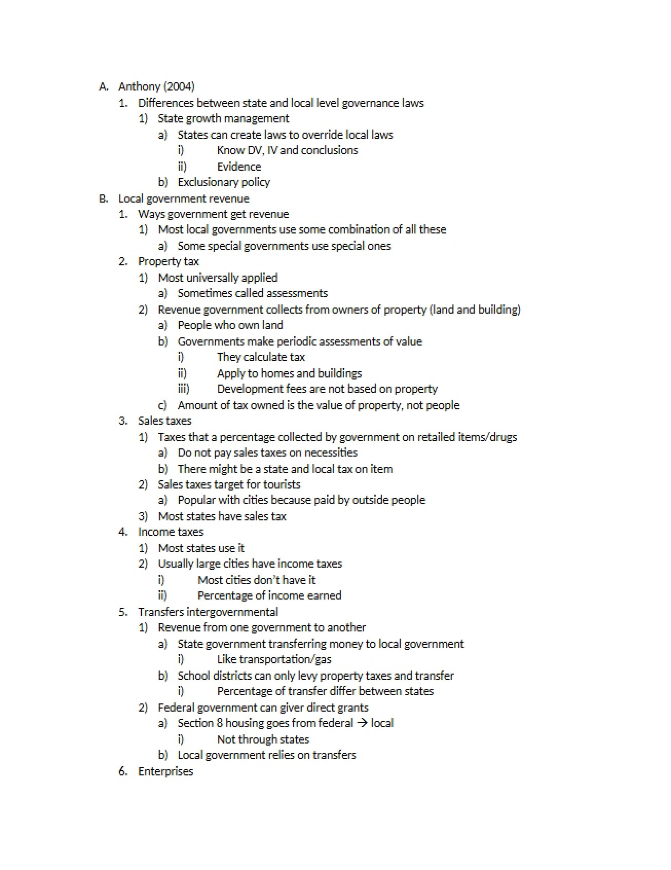 General Notes