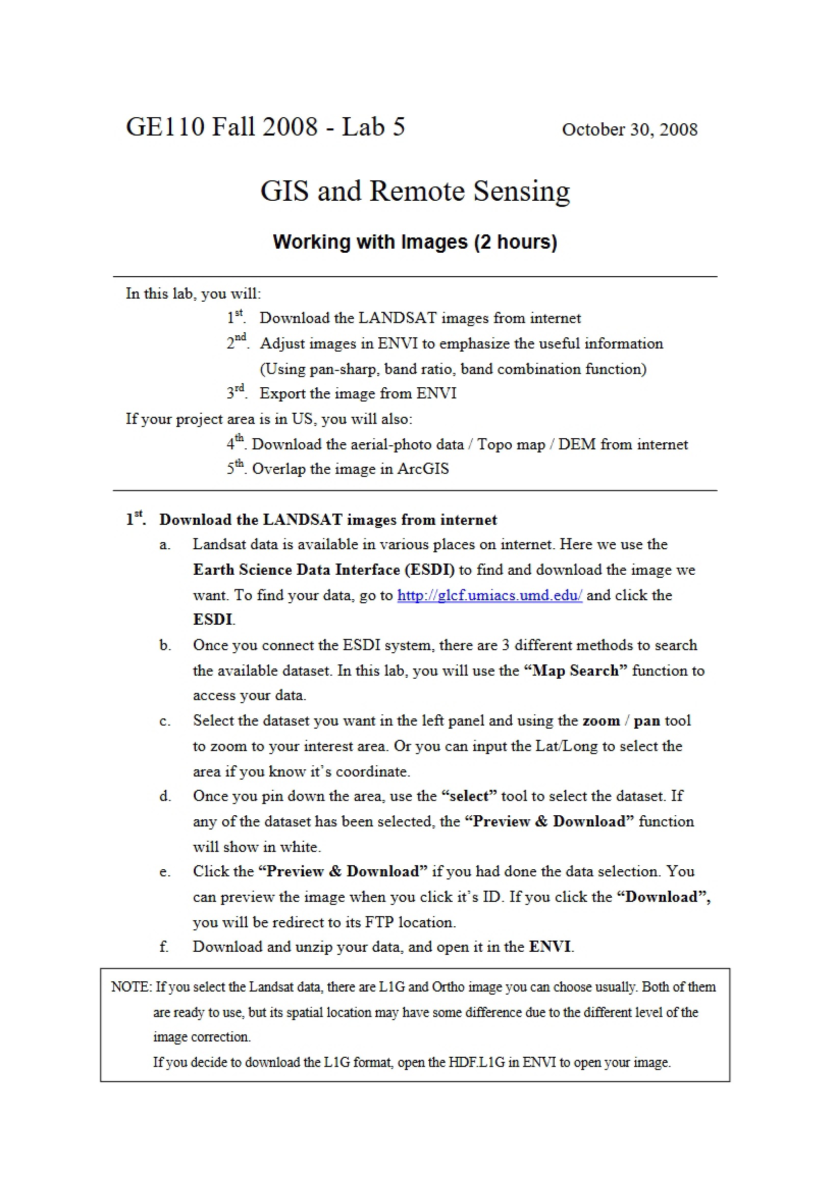 Remote Sensing and GIS Integration