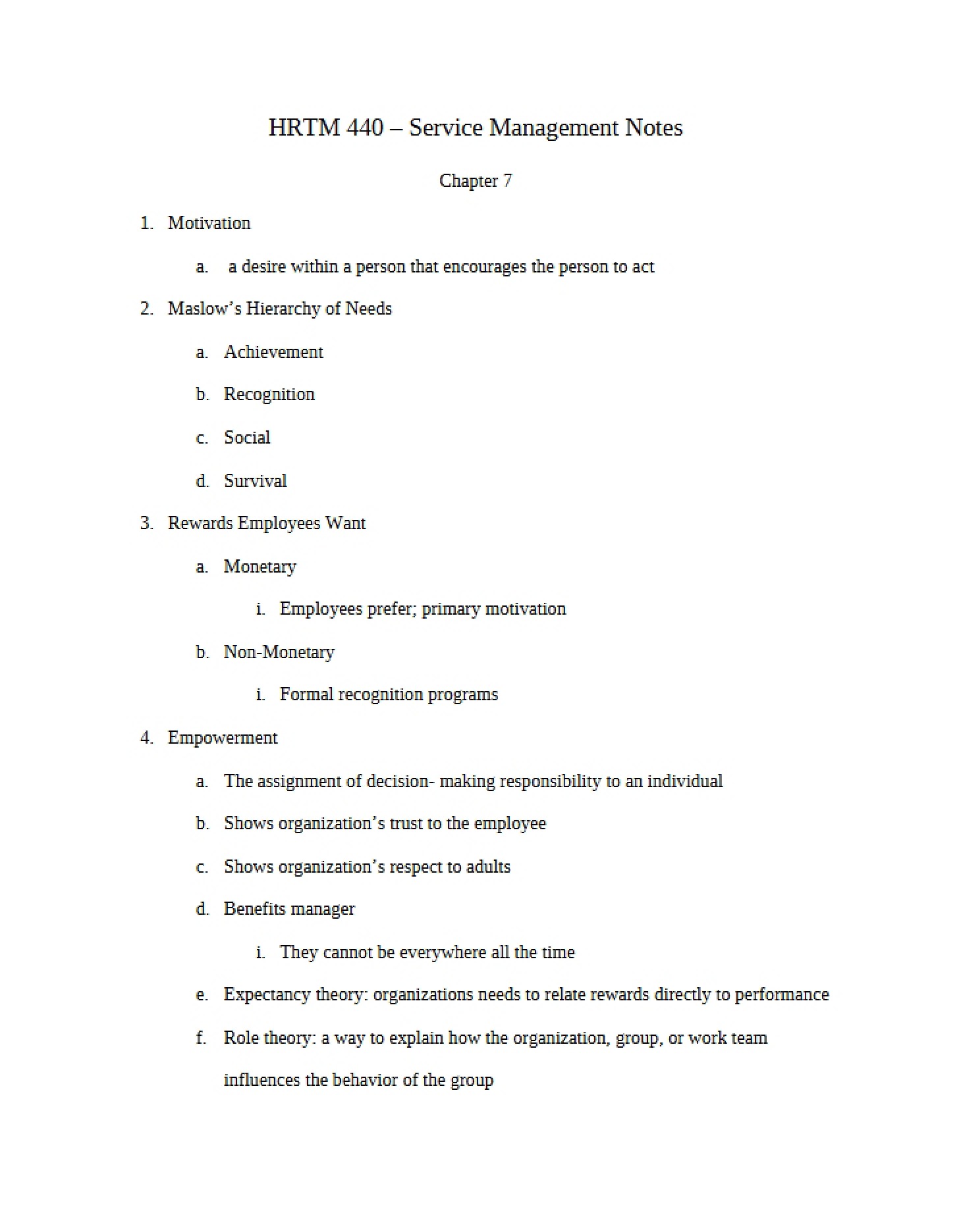 Chapter 7 Overview