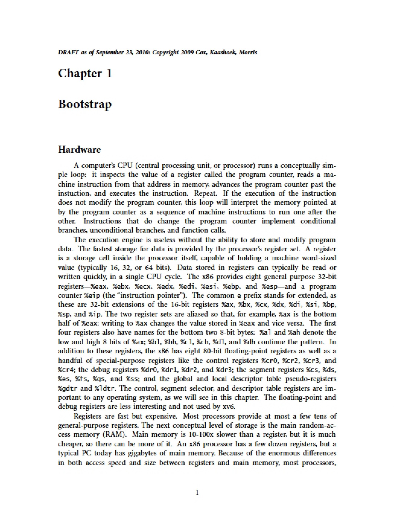 Bootstrap Process