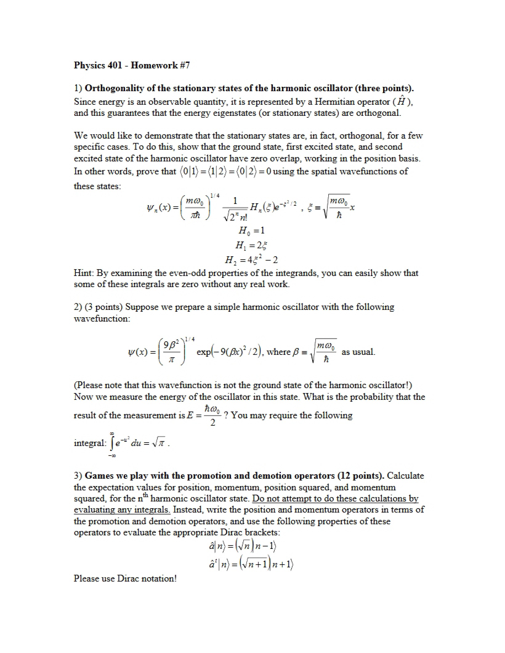 Seventh Assignment