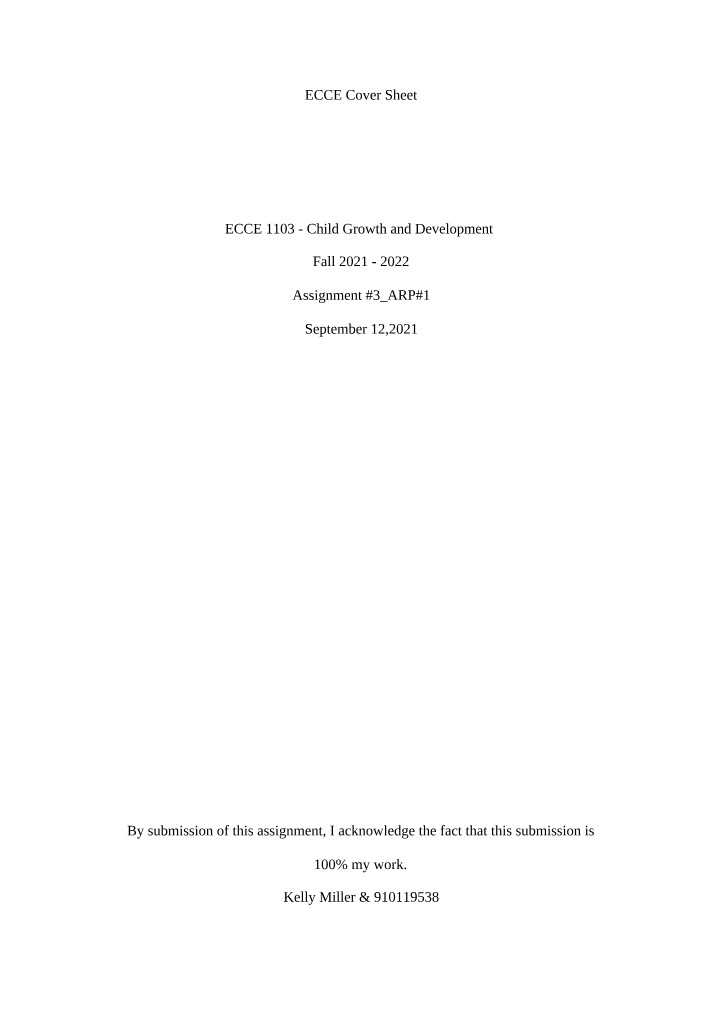 ARP 1 - Assignment 3