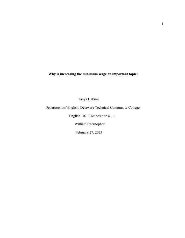 Why Increasing the Minimum Wage Matters - Benefits and Impacts