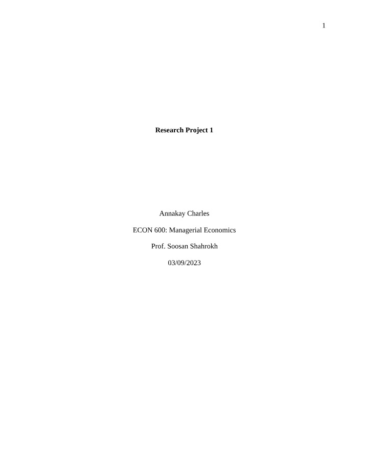 ECON600 Research Project 1