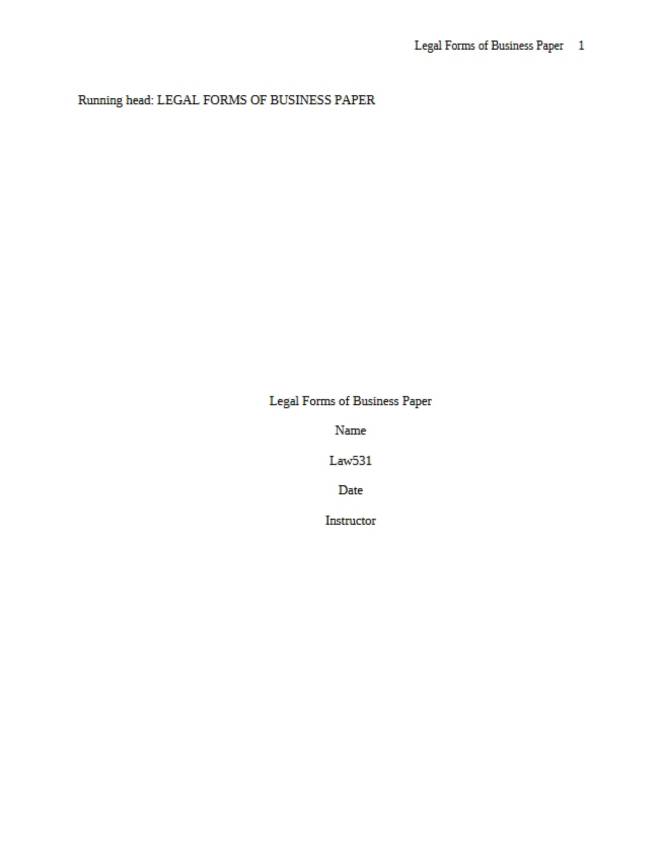 Course Paper