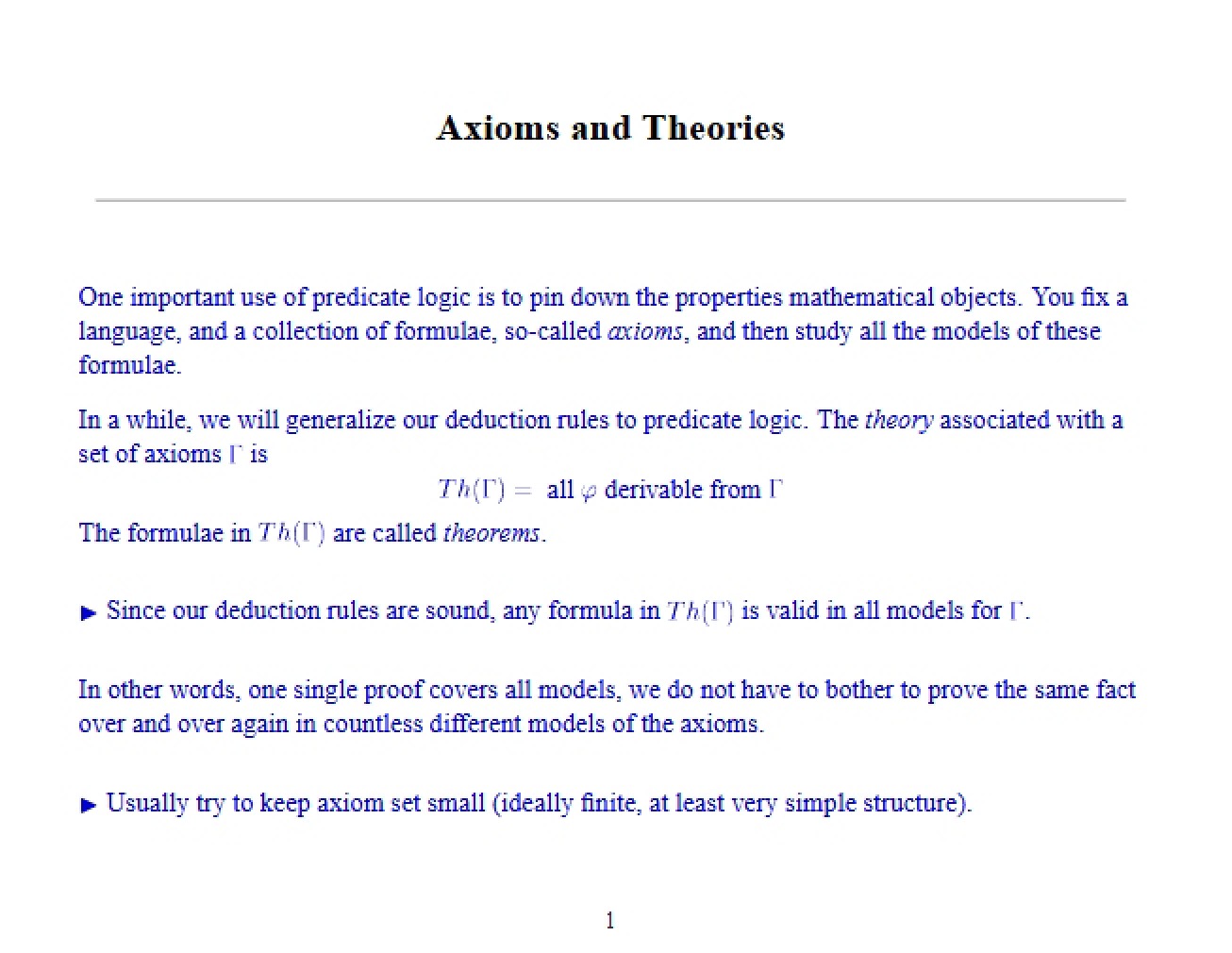 Nanotech Lecture Three