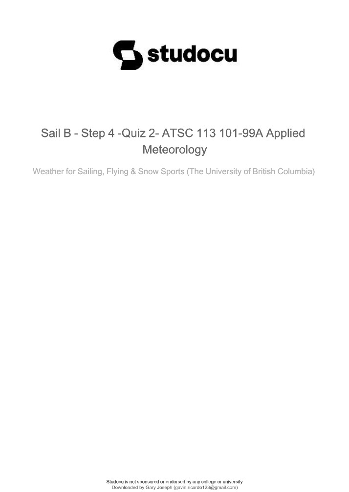 Quiz 2 - Sail B - Step 4