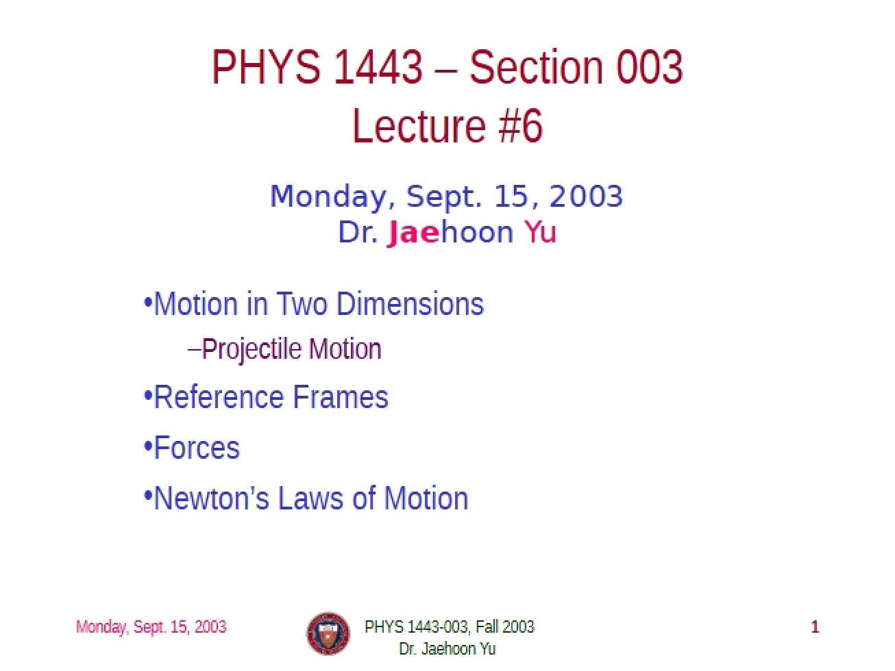 Notes from Lecture - 17 Pages