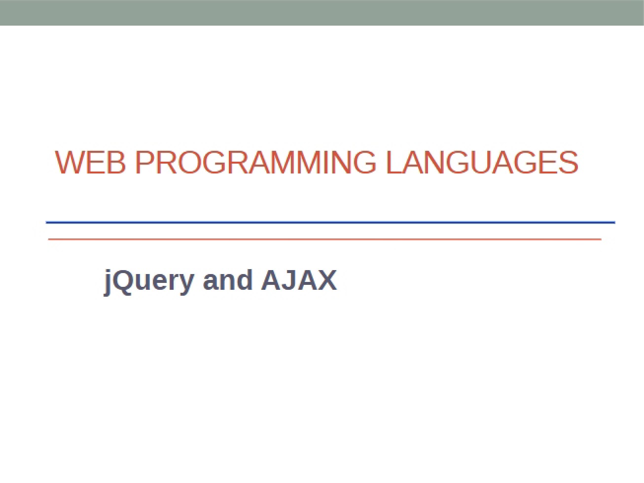 AJAX and jQuery Integration