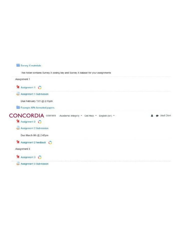 Survey X Materials - Coding Key, Dataset, Assignments