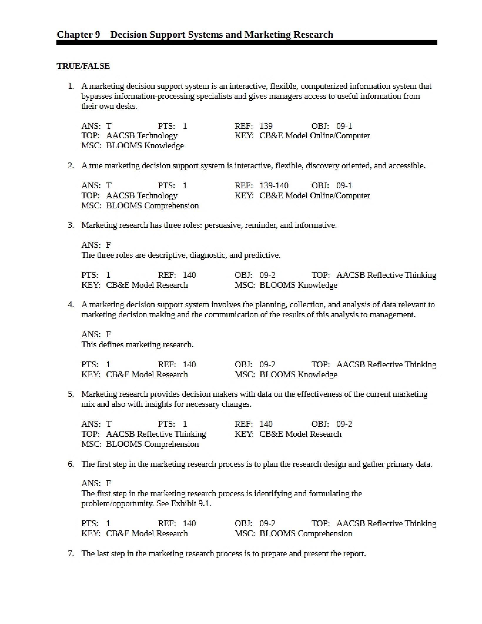 Systems for Decision Support (Chapter 9)