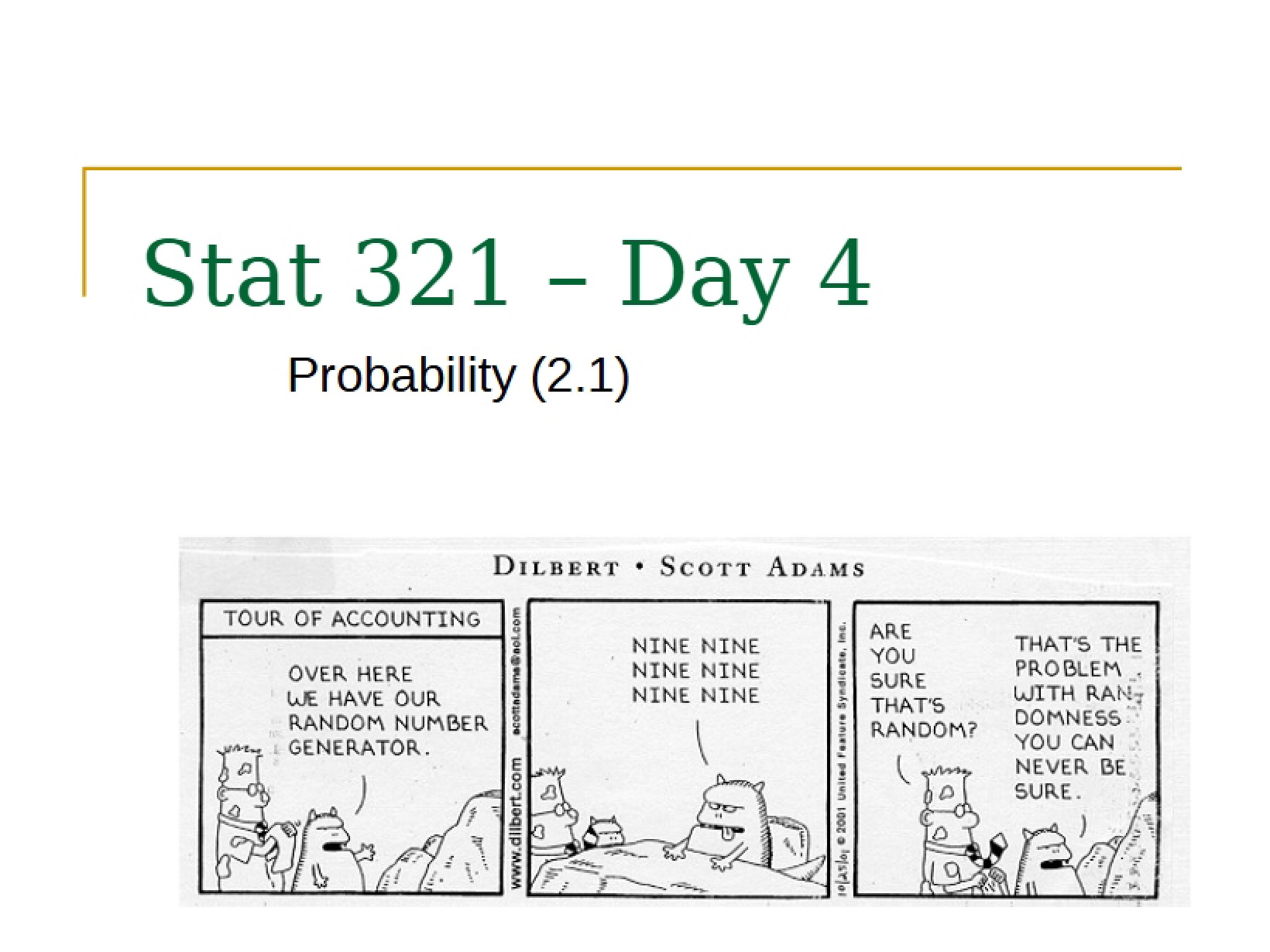 Section 2.1 - Probability Concepts