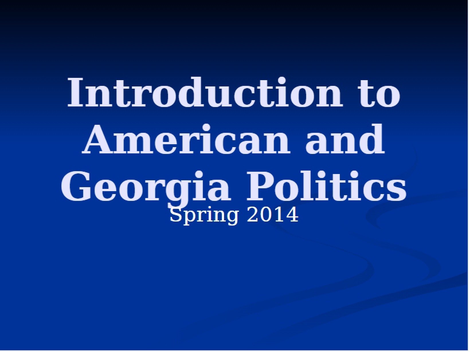 2014 Introduction - Part 01