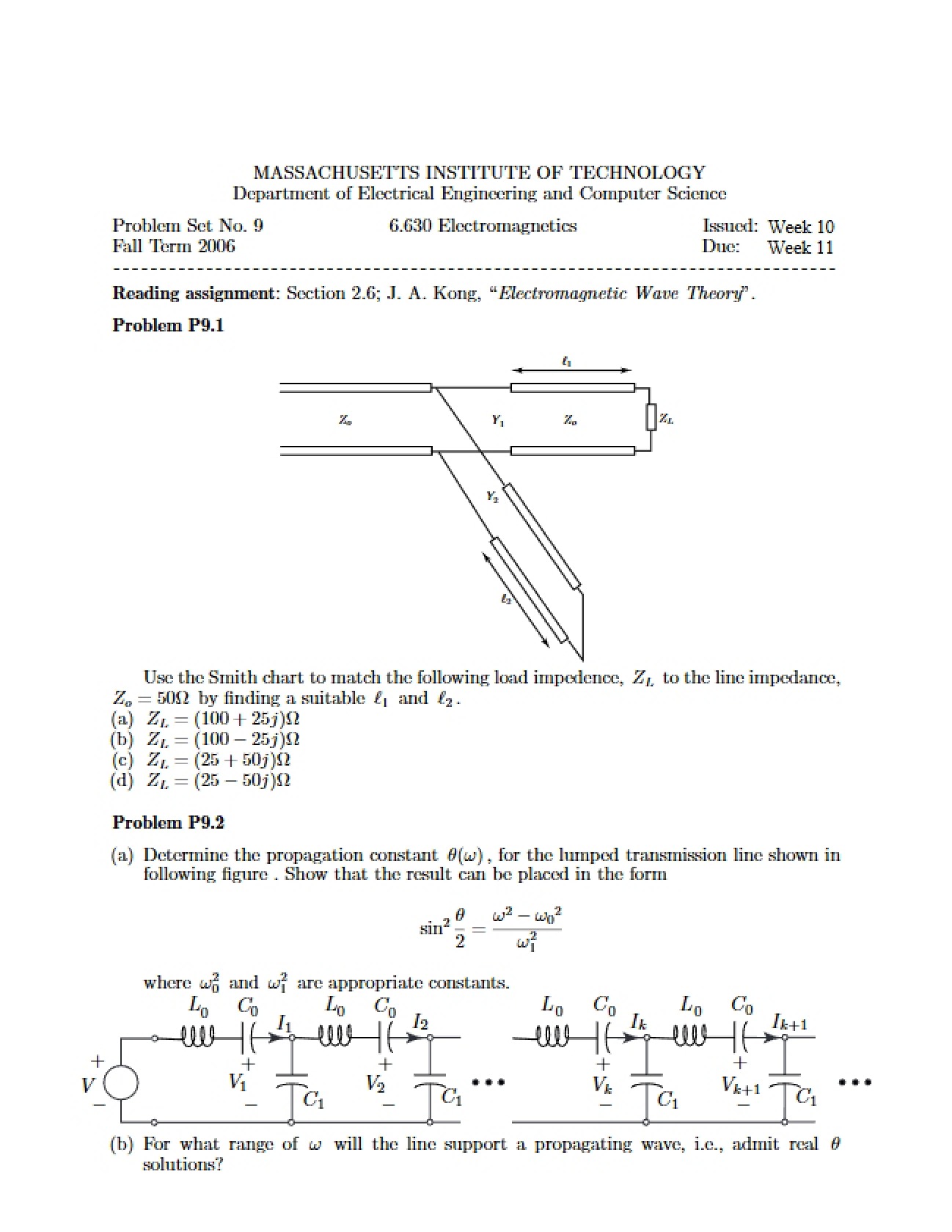 Collection of Problems, Number 9