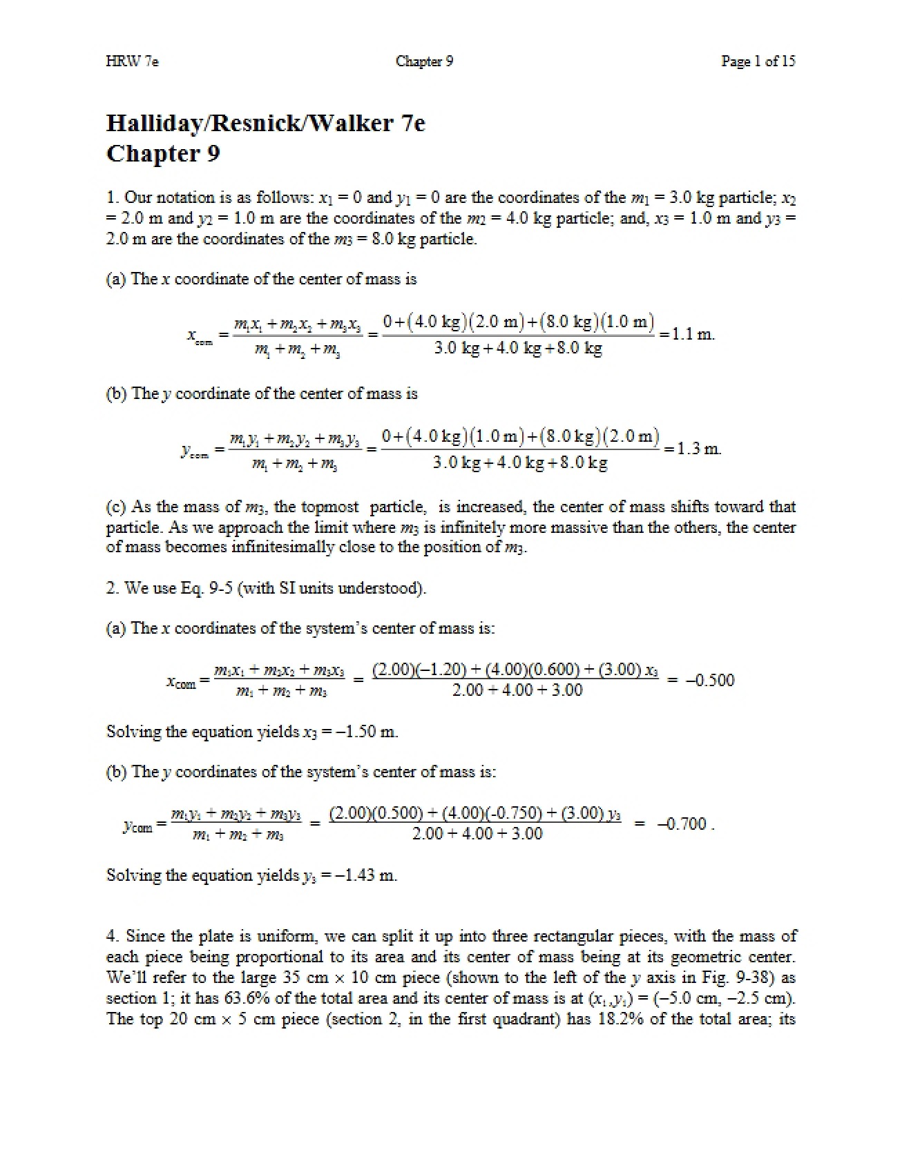 Lecture Notes for General Physics 1