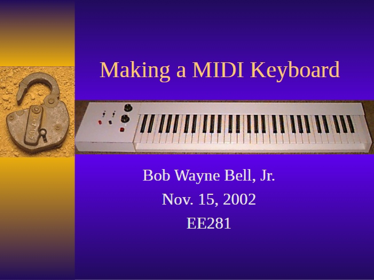 Examination of the Process of Making a MIDI Keyboard