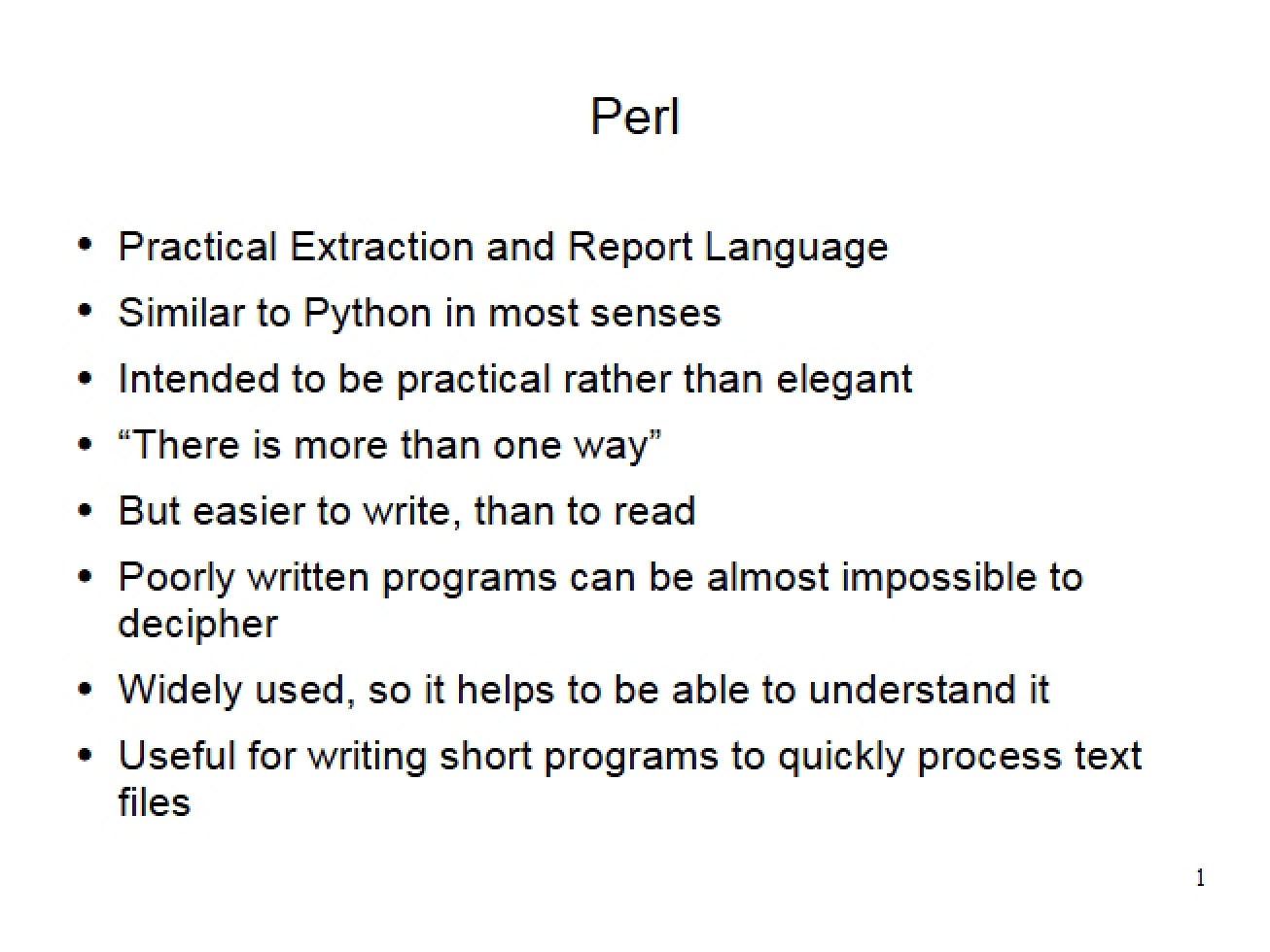 Integration of Perl and Python