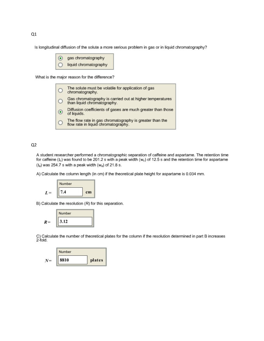 Problems and Solutions in Chromatography and Spectroscopy