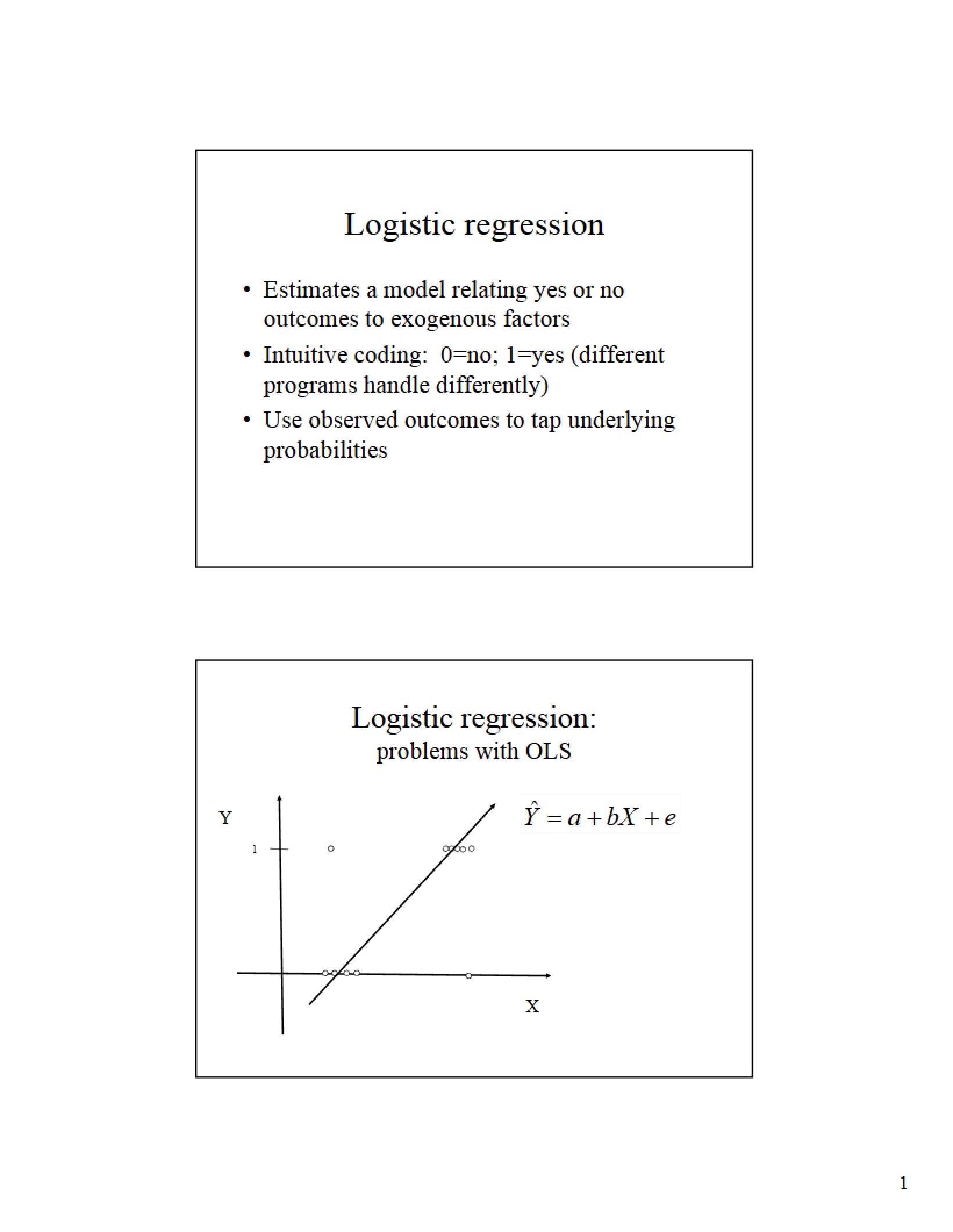 Regression Logistic