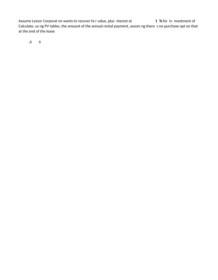 IAF640 Business Case 1 - Problem 20-1