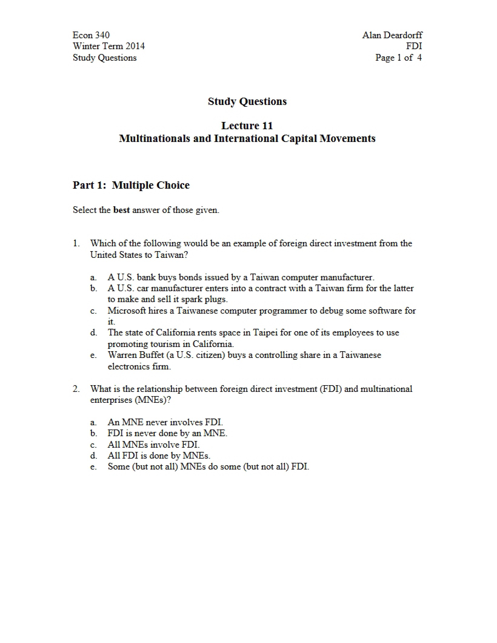 Study Guide 4