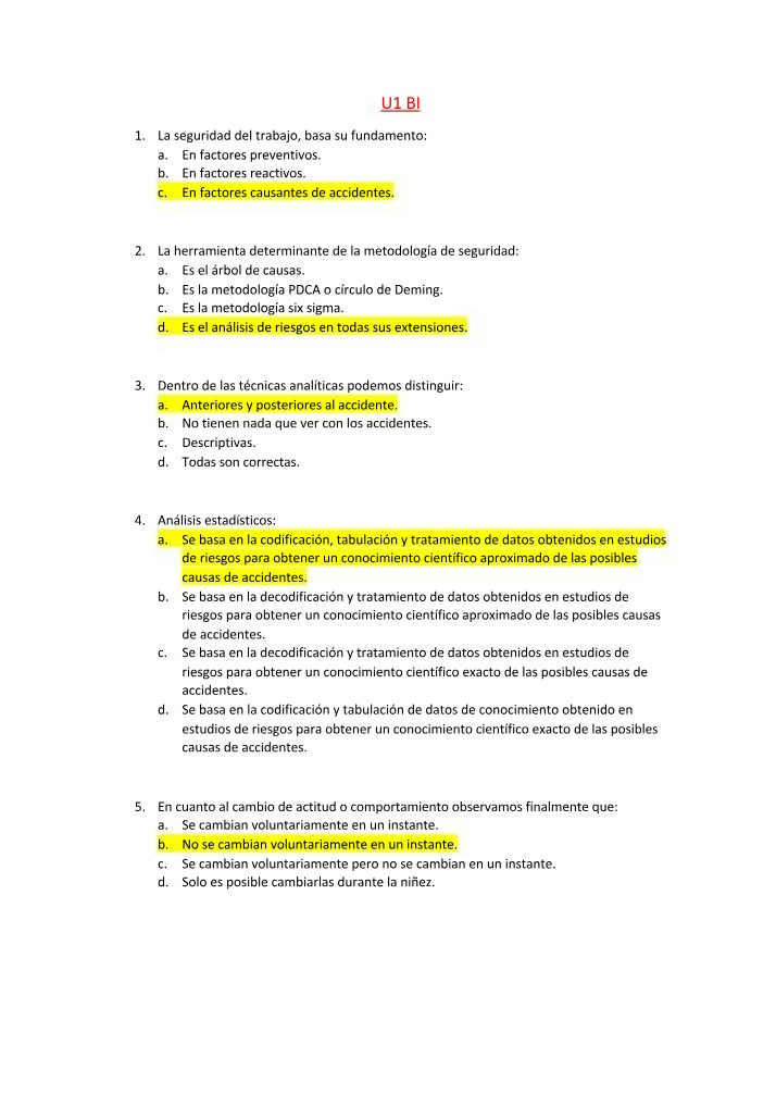 Work Safety and Risk Analysis Fundamentals