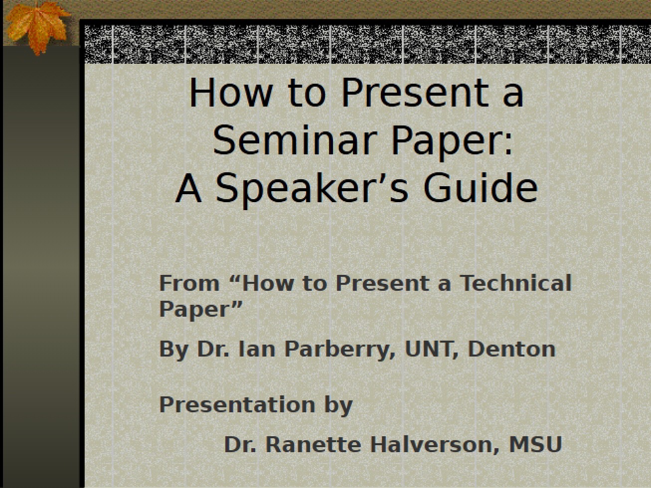Social Responsibility Lectures