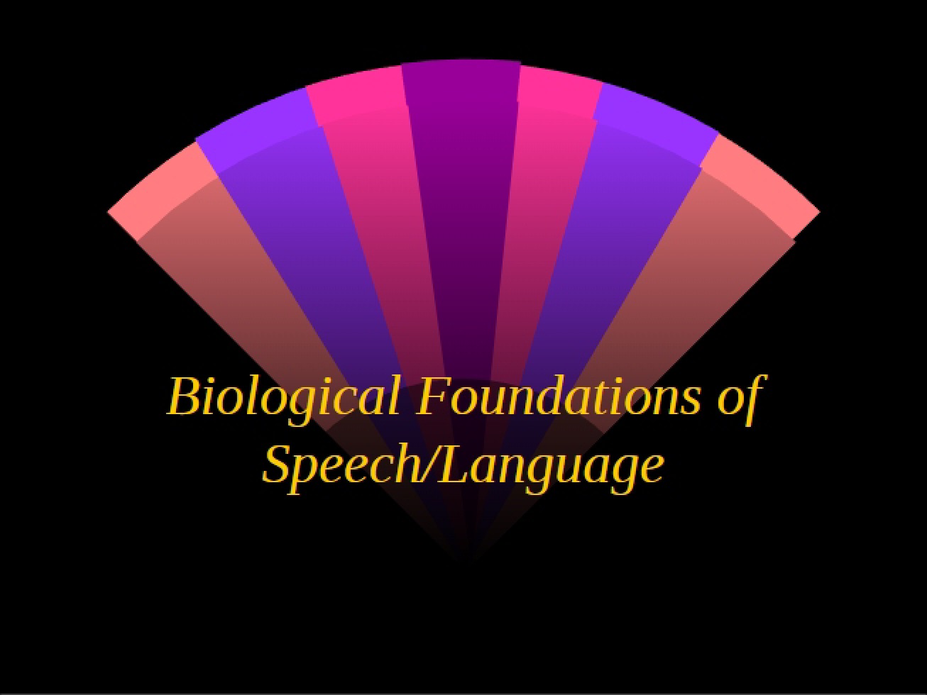 Speech and Language Biological Foundations (F13)