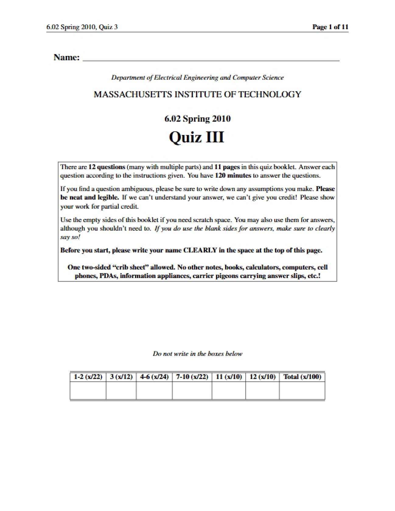 Digital Communication Study Guide