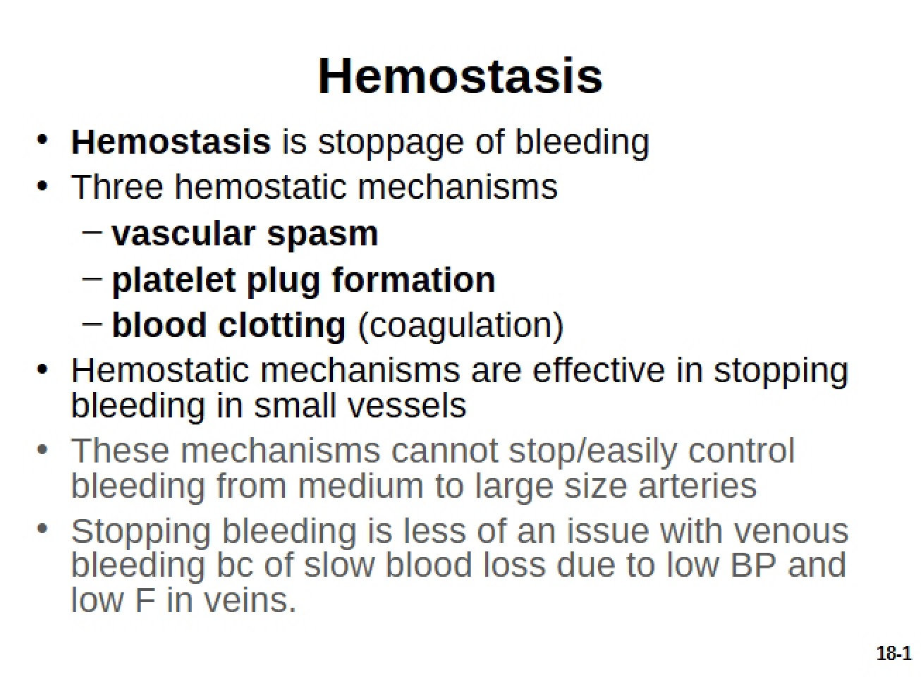 Hemostasis Overview