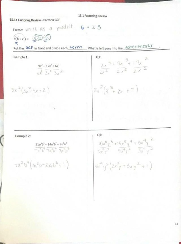 Math 55B Unit 15 Notes