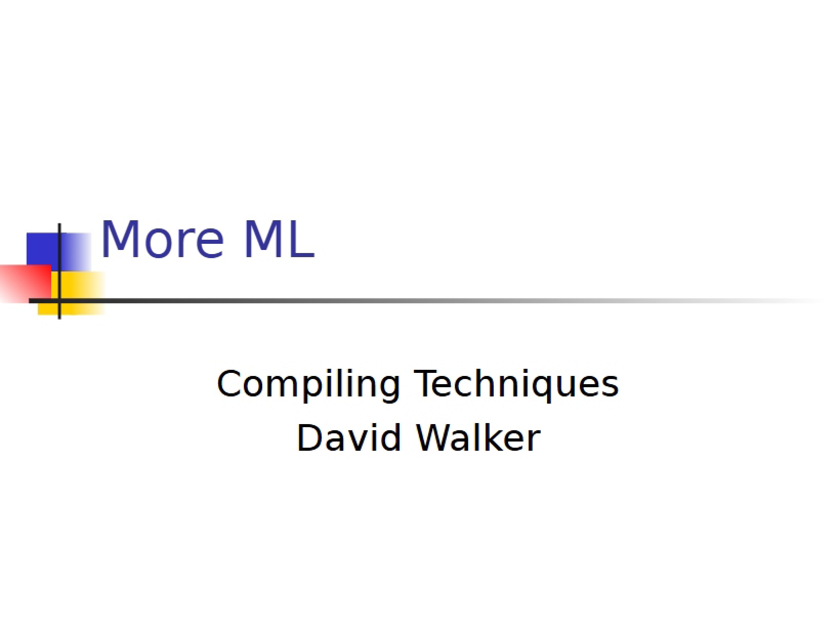 Introduction to ML
