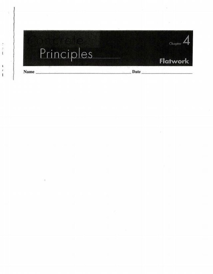 Workbook - Concrete Principles