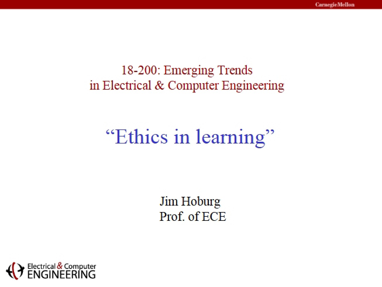 Learning Ethics