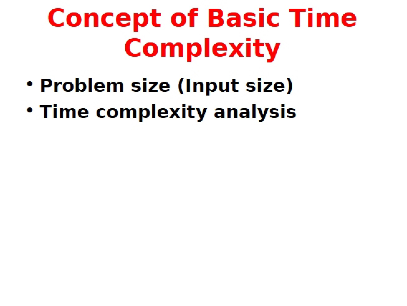 Conceptual Overview