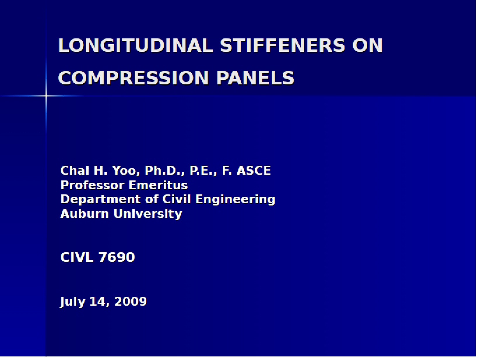 Stiffeners Longitudinal