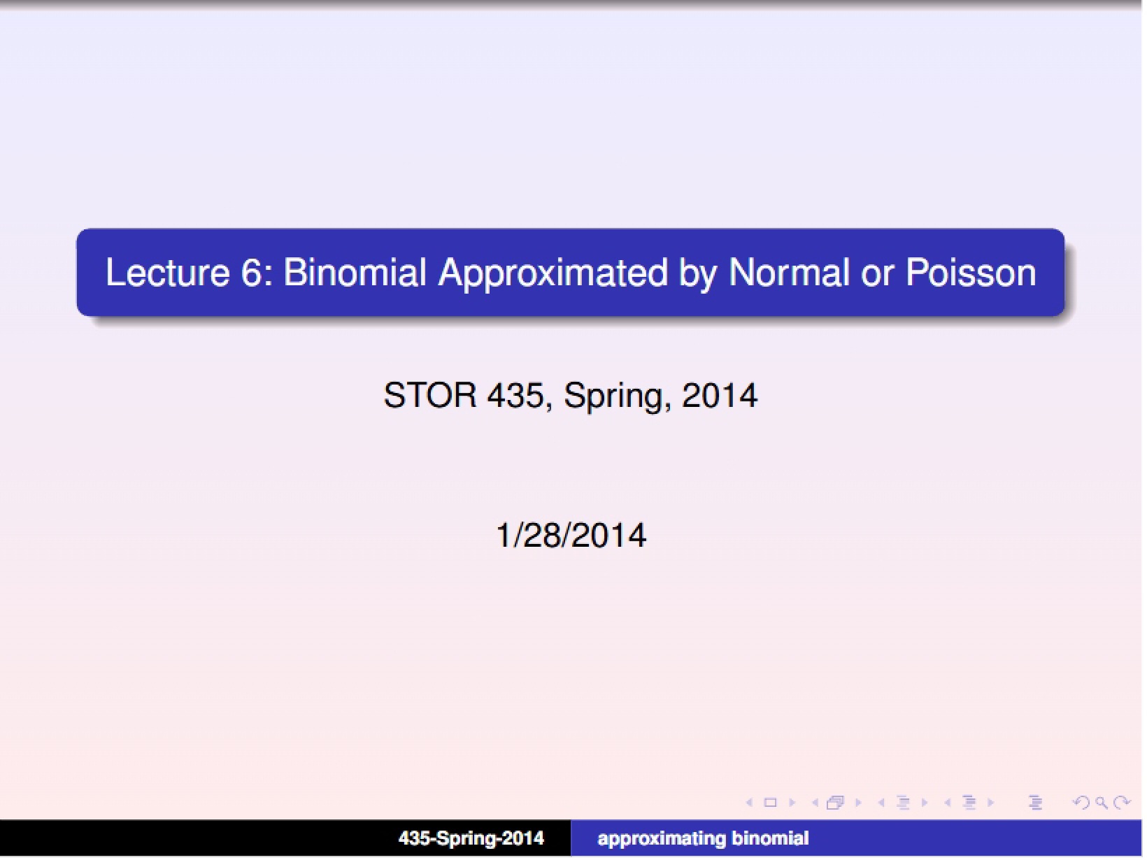 Spring 2014 Lecture 6