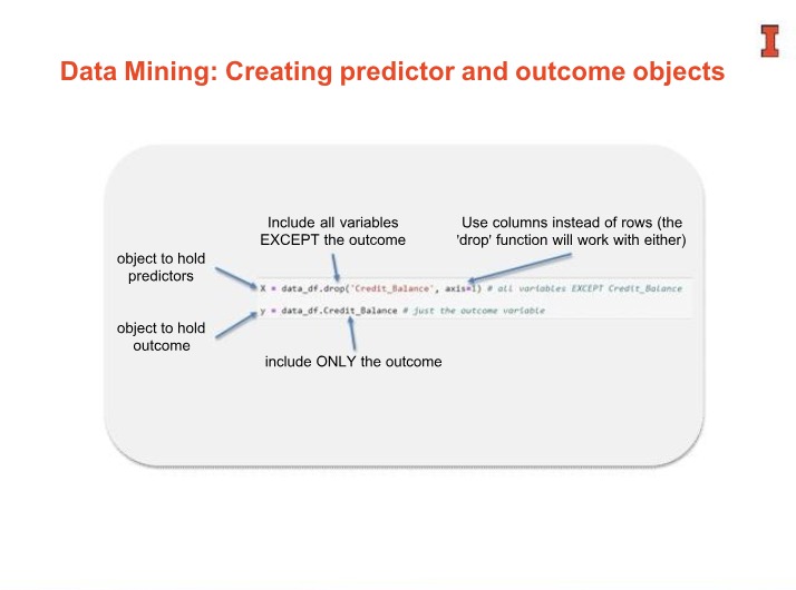 Creating Predictor and Outcome Objects in Data Mining