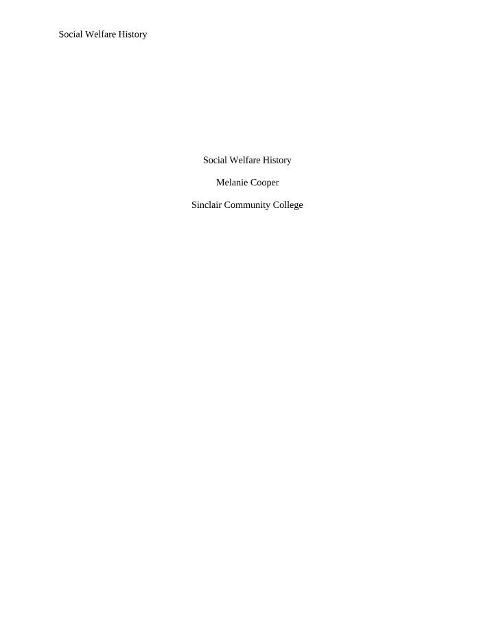 World War II Policies and Programs in Social Welfare History