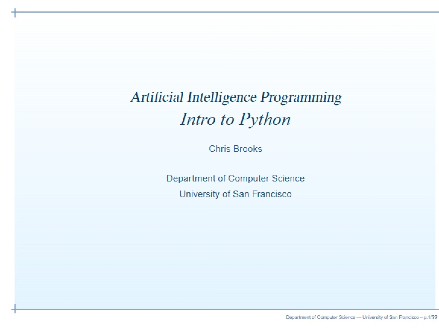 Python Introduction