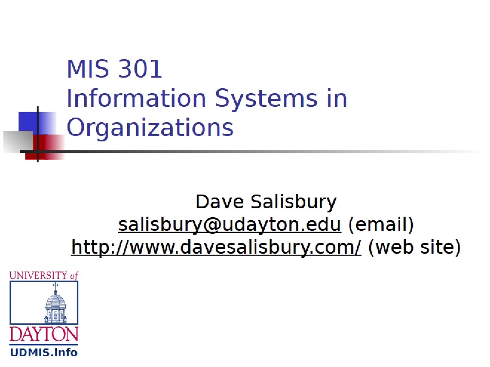Organizations and Information Systems