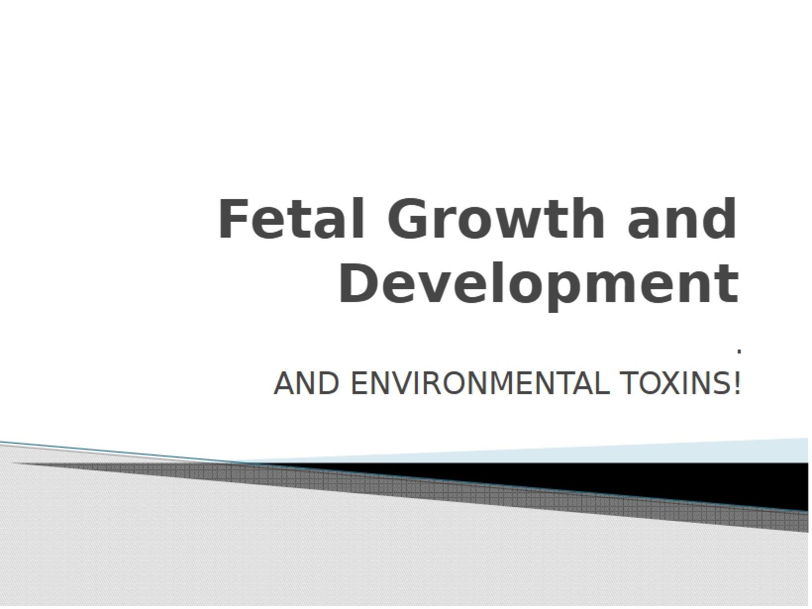 Overview of Toxins