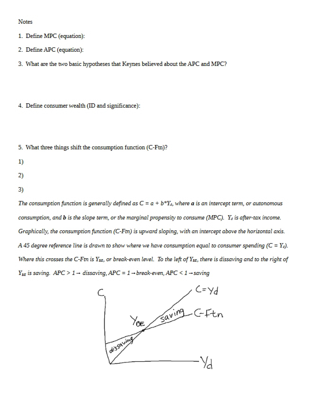 Class Notes February 19